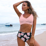 New Swimsuit  Very Feminine Split Style Bikini