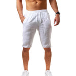 Breathable Linen Quarter Pants For Man