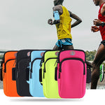 Running Arm Bag Large Capacity Water Resistant Phone Key Pouch.