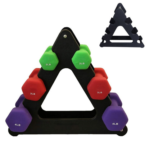 Triangle Dumbell Holder