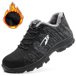 Puncture-Proof Safety Shoes Indestructible Non-slip Steel Toe Work Shoes.