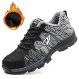 Puncture-Proof Safety Shoes Indestructible Non-slip Steel Toe Work Shoes.